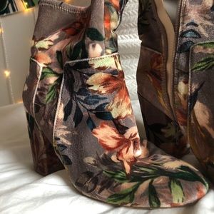 Nine West Floral Booties